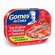 SARDINHA GOMES DA COSTA 250G COM MOLHO DE TOMATE