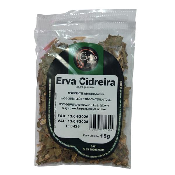 ERVA CIDREIRA 15G GRAO TEMPER