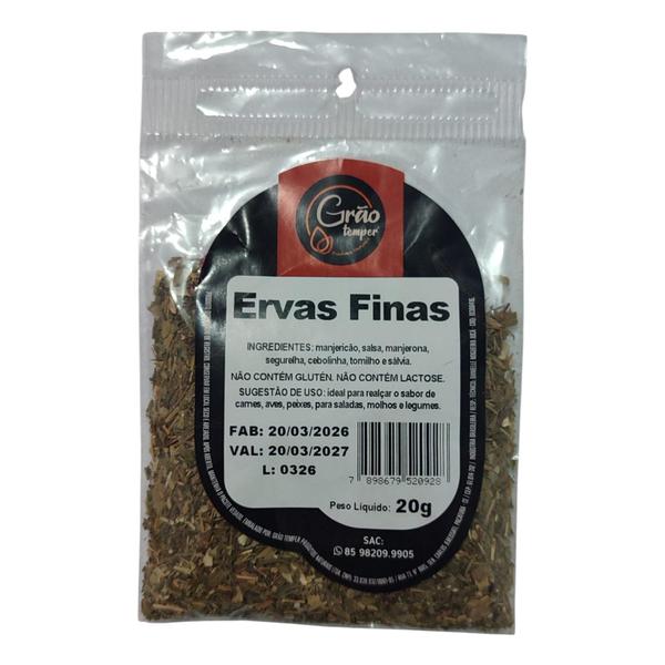 ERVAS FINAS 20G GRAO TEMPER