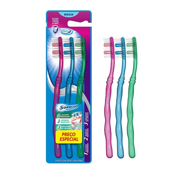 ESCOVA DENTAL SORRISO TRIPLA P2 L3