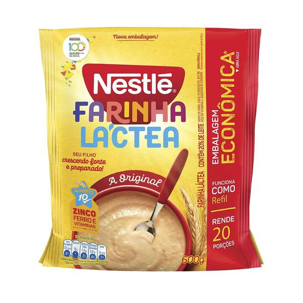 FARINHA LACTEA NESTLE SACHE 600G