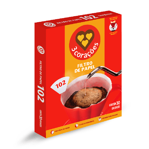 FILTRO PAPEL 102 3 CORACOES