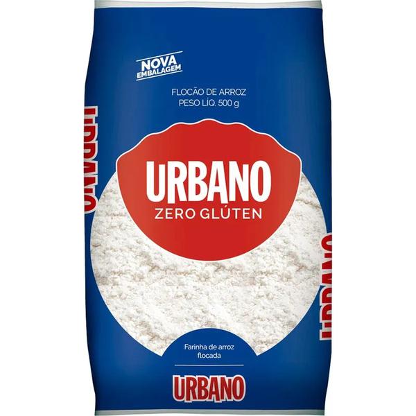 FLOCAO ARROZ 500G ZERO GLUTEN URBANO