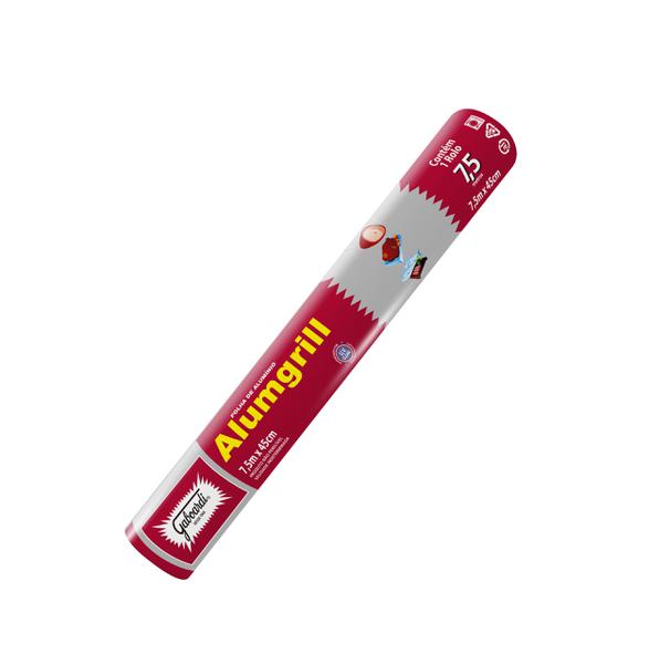 FOLHA ALUMINIO GABOARDI 7,5MX45CM