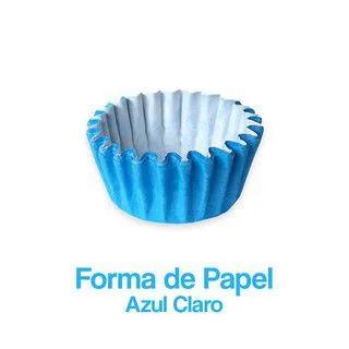 FORMINHA DE PAPEL PLAC N 5 AZUL CLA 100U