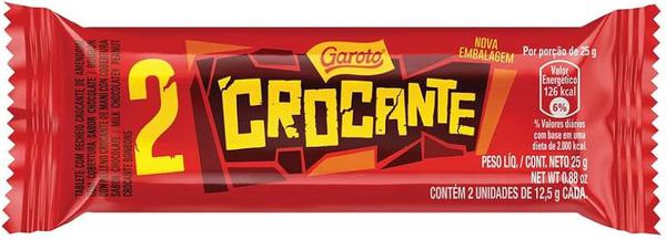 GAROTO CROCANTE CHOC 25G