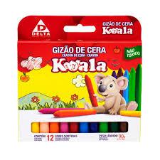 GIZ DE CERA KOALA 12 CORES