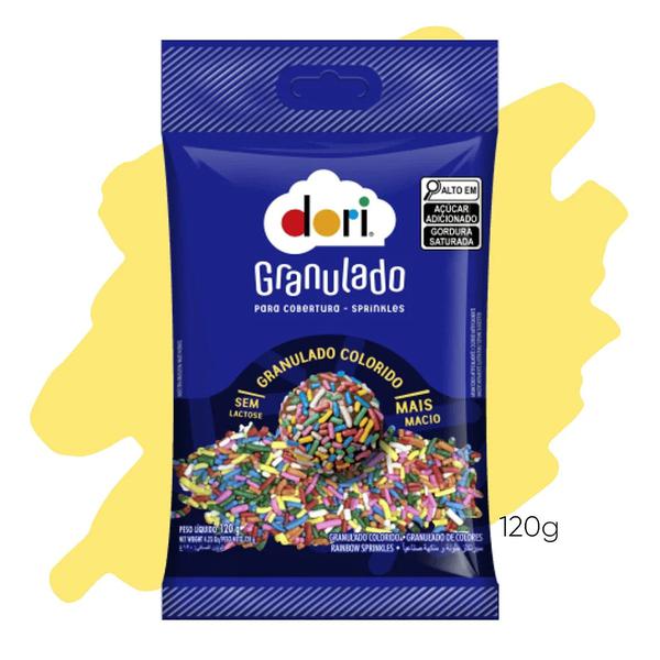 GRANULADO CONFEITO COLORIDO DORI 120G