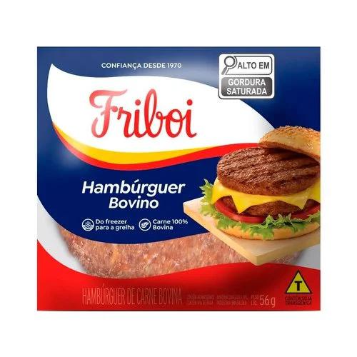 HAMBURGUER BOVINO FRIBOI 56G