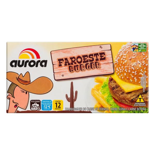 HAMBURGUER DE CARNE DE FRANGO  SUINA  BOVINA FAROESTE