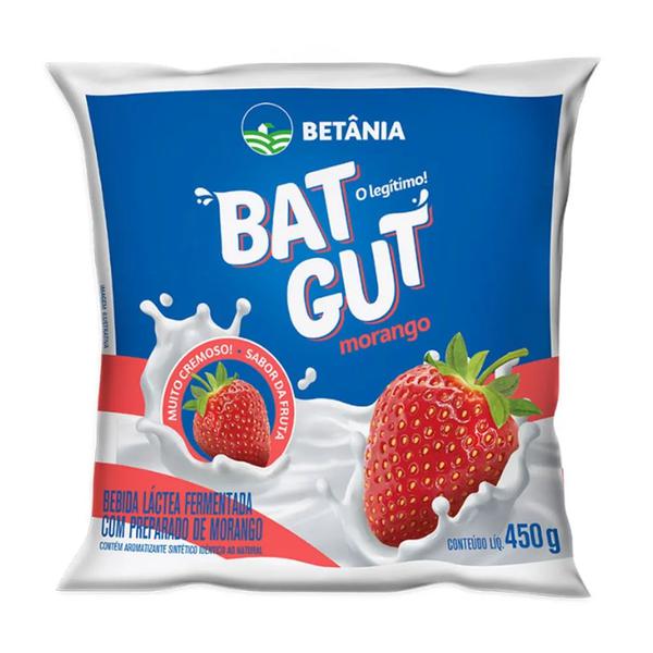 IOGURTE BAT GUT BETANIA 450ML MORANGO