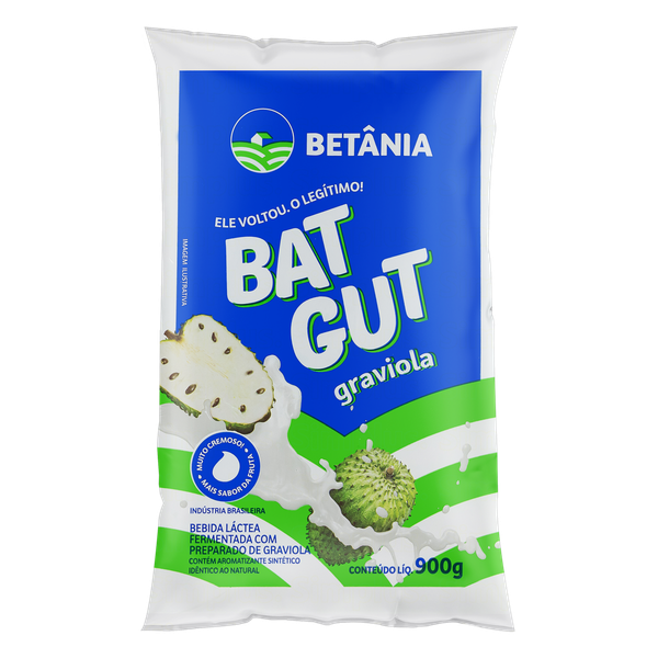 IOGURTE BAT GUT BETANIA 900G GRAVIOLA