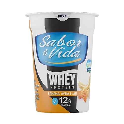 IOGURTE INTEGRAL SABOR E VIDA WHEY BANANA, AVEIA E MEL170G