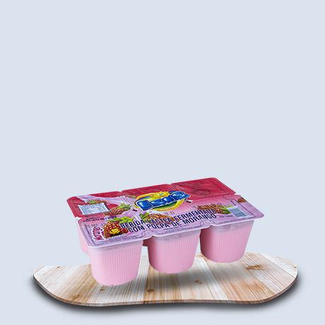 IOGURTE ISIS BANDEJA 540G MORANGO