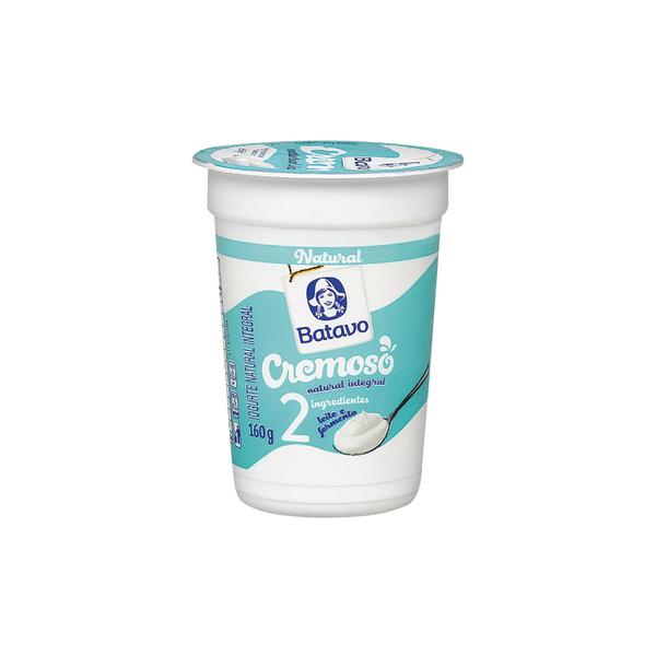 IOGURTE NATURAL BATAVO INTEGRAL ORIG 160G