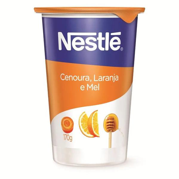 IOGURTE NATURAL NESTLE COPO 170G CENOURA, LARANJA E MEL