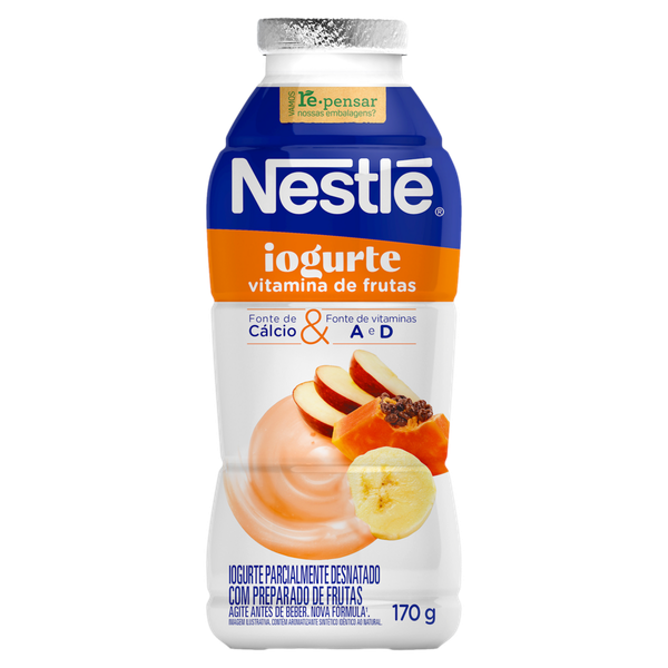 IOGURTE PARCIALMENTE DESNATADO NESTLE 170G VITAMINA DE FRUTAS