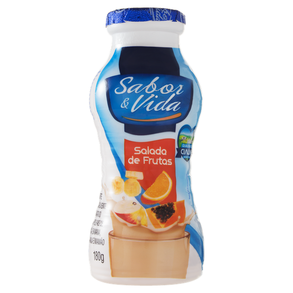 IOGURTE SEMIDESNATADO SABOR&VIDA 180G SALADA DE FRUTAS