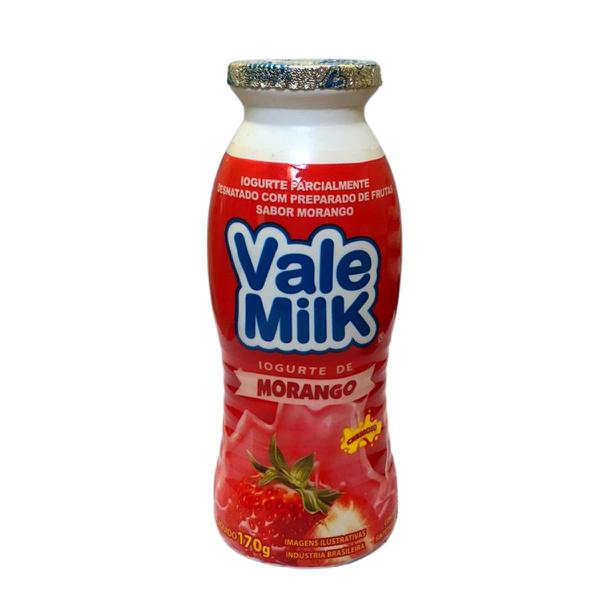 IOGURTE VALE MILK GARRAFA 170G MORANGO