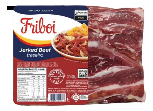 JERKED BEEF CHARQUE PONTA AGULHA FRIBOI 400G