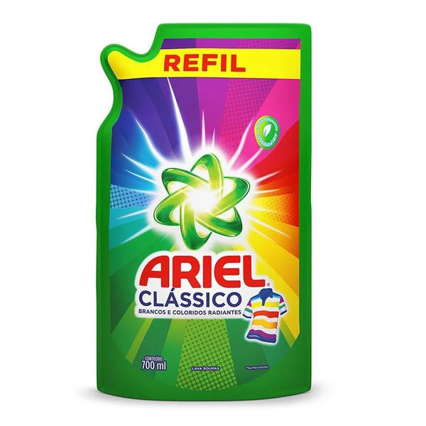 LAVA ROUPA LIQ ARIEL REFIL 700ML CLASSICO
