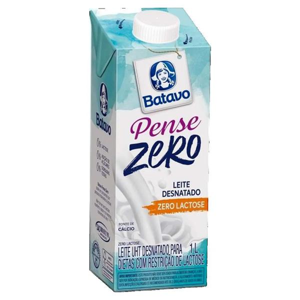 LEITE BATAVO PENSE ZERO DESNATADO 1L