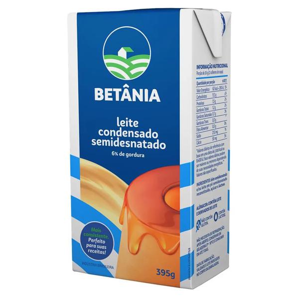 LEITE CONDENSADO SEMIDESNATADO BETANIA 395G