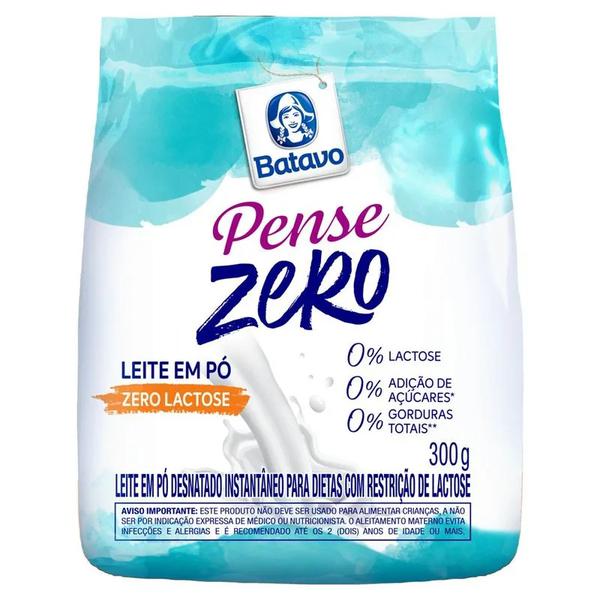 LEITE EM PO BATAVO PENSE ZERO LAC DESNATADO 300G