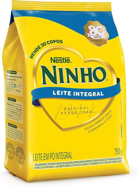 LEITE EM PO NINHO INTEGRAL 750G