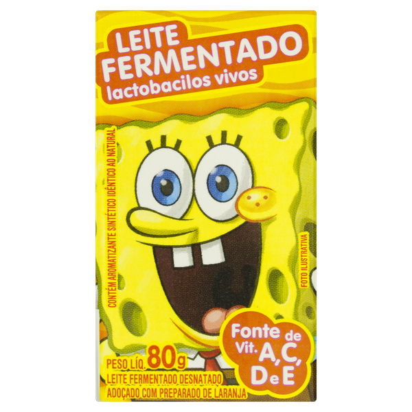 LEITE FERM DESN BOB ESPONJA ELEGE 80G TRAD