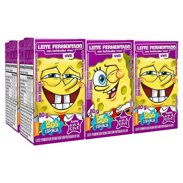 LEITE FERM DESN BOB ESPONJA ELEGE 80G UVA