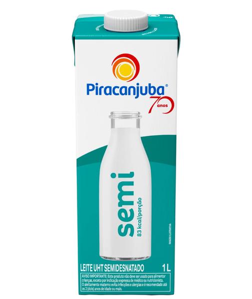LEITE PIRACANJUBA UHT SEMIDESNATADO1LT