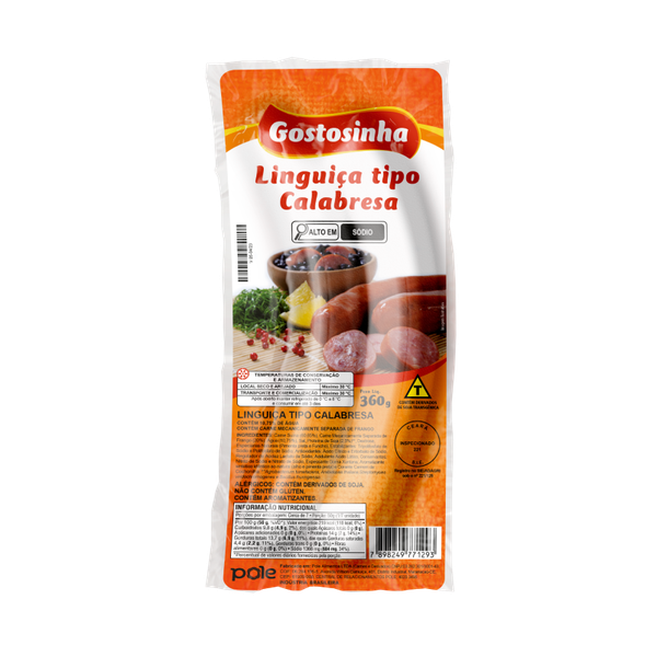 LINGUICA CALABRESA GOSTOSINHA 360G