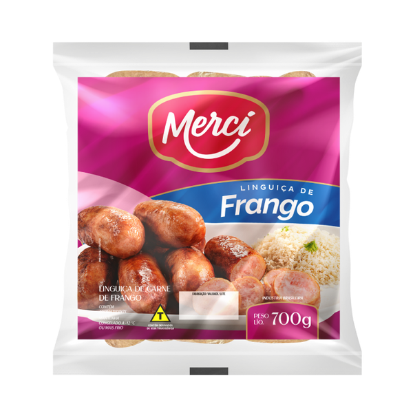 LINGUICA DE FRANGO MERCI 700G
