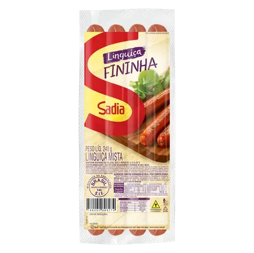 LINGUICA FINA DEFUMADA 240G