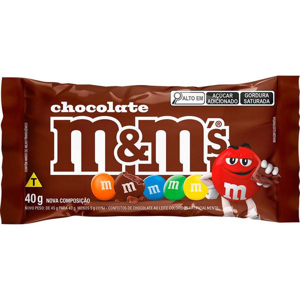 M&MS CHOC AO LEITE 40G