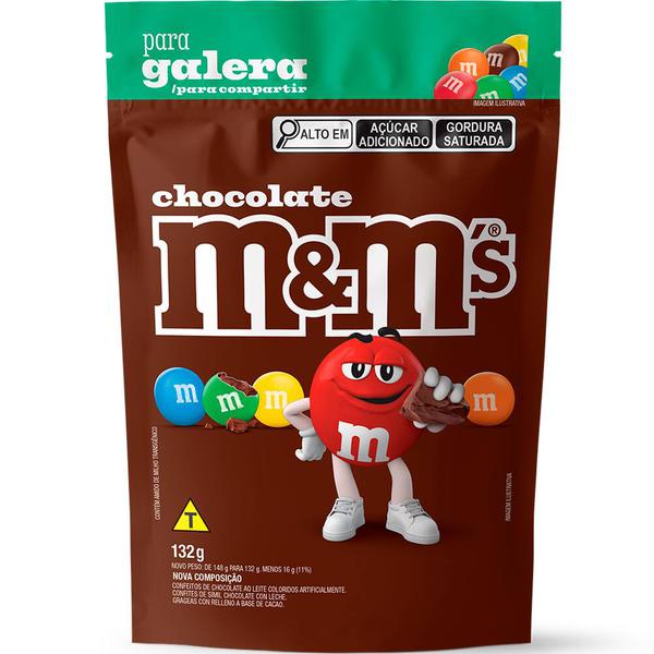 M&MS CHOCOLATE AO LEITE 132G