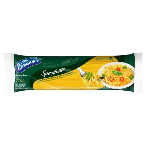 MACARRAO BONSABOR 400G ESPAGUETE