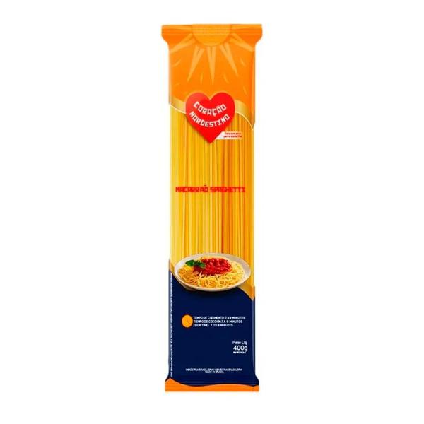 MACARRAO CORACAO NORDESTINO 400G ESPAGUETE