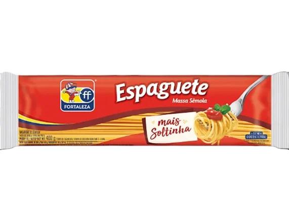MACARRAO FORTALEZA SEMOLA 400G ESPAGUETE