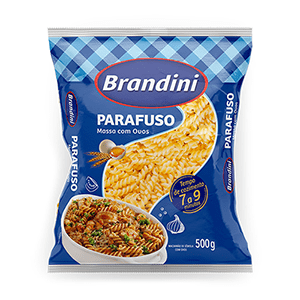 MACARRAO PARAFUSO BRANDINI C OVOS 500G