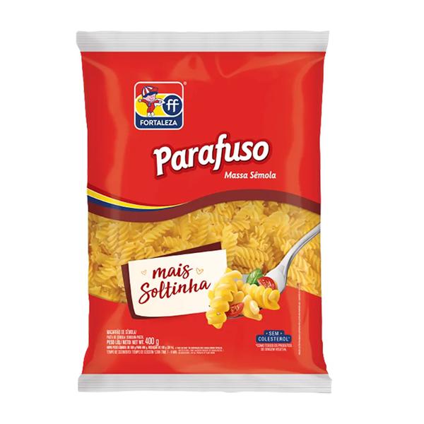 MACARRAO SEMOLA FORTALEZA 400G PARAFUSO