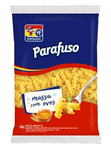 MACARRAO SEMOLA FORTALEZA 500G PARAFUSO C/OVOS