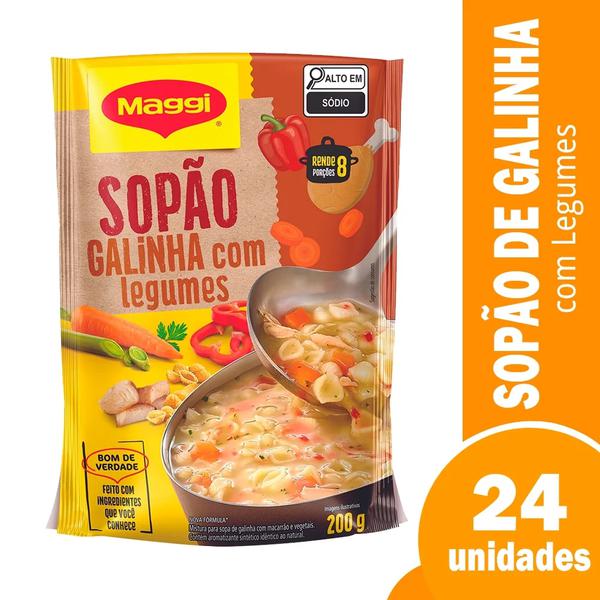 MAGGI SOPAO GALINHA COM LEGUMES 200G