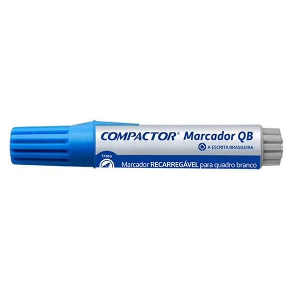 MARCADOR QUADRO BCO COMPACTOR AZUL UND