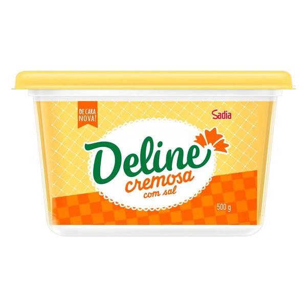 MARGARINA CREMOSA COM SAL DELINE POTE 500G
