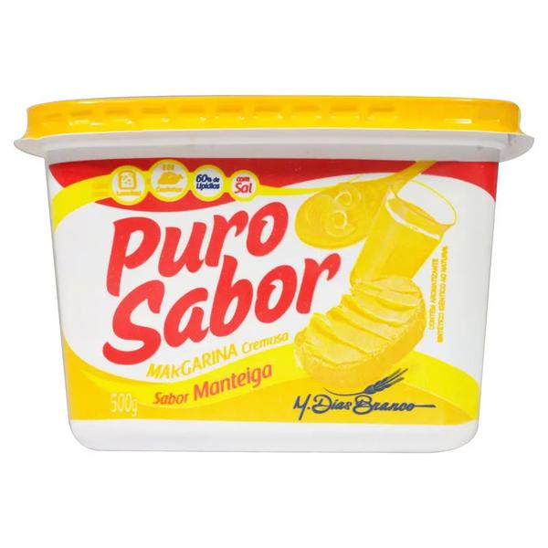 MARGARINA PURO SABOR 500G CREMOSA C/SAL