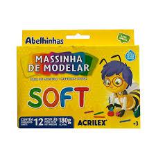 MASSA MODELAR ACRILEX SOFT 12CORES