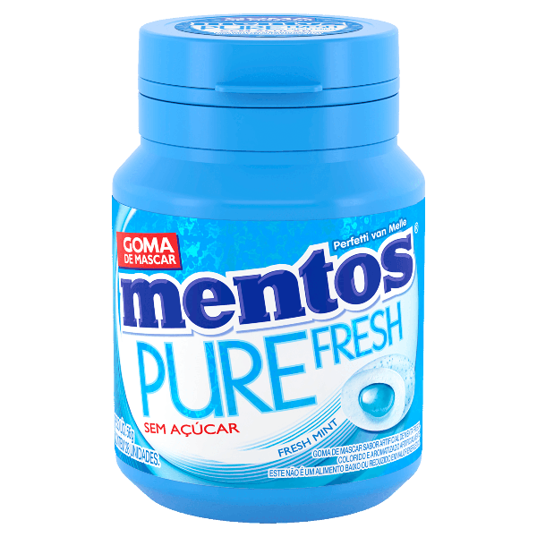 MENTOS PURE FRESH C/31 56G AZUL