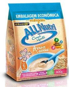 MINGAU ALLNUTRI 600G ARROZ/AVEIA PCT